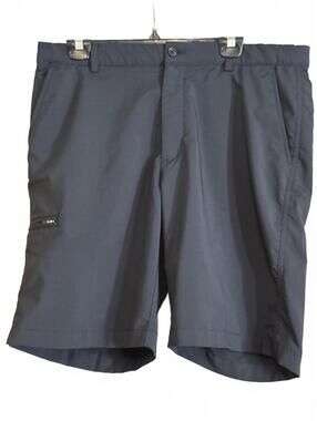 Greg Norman Men's Black Polyester Spandex Golf Shorts Size 36